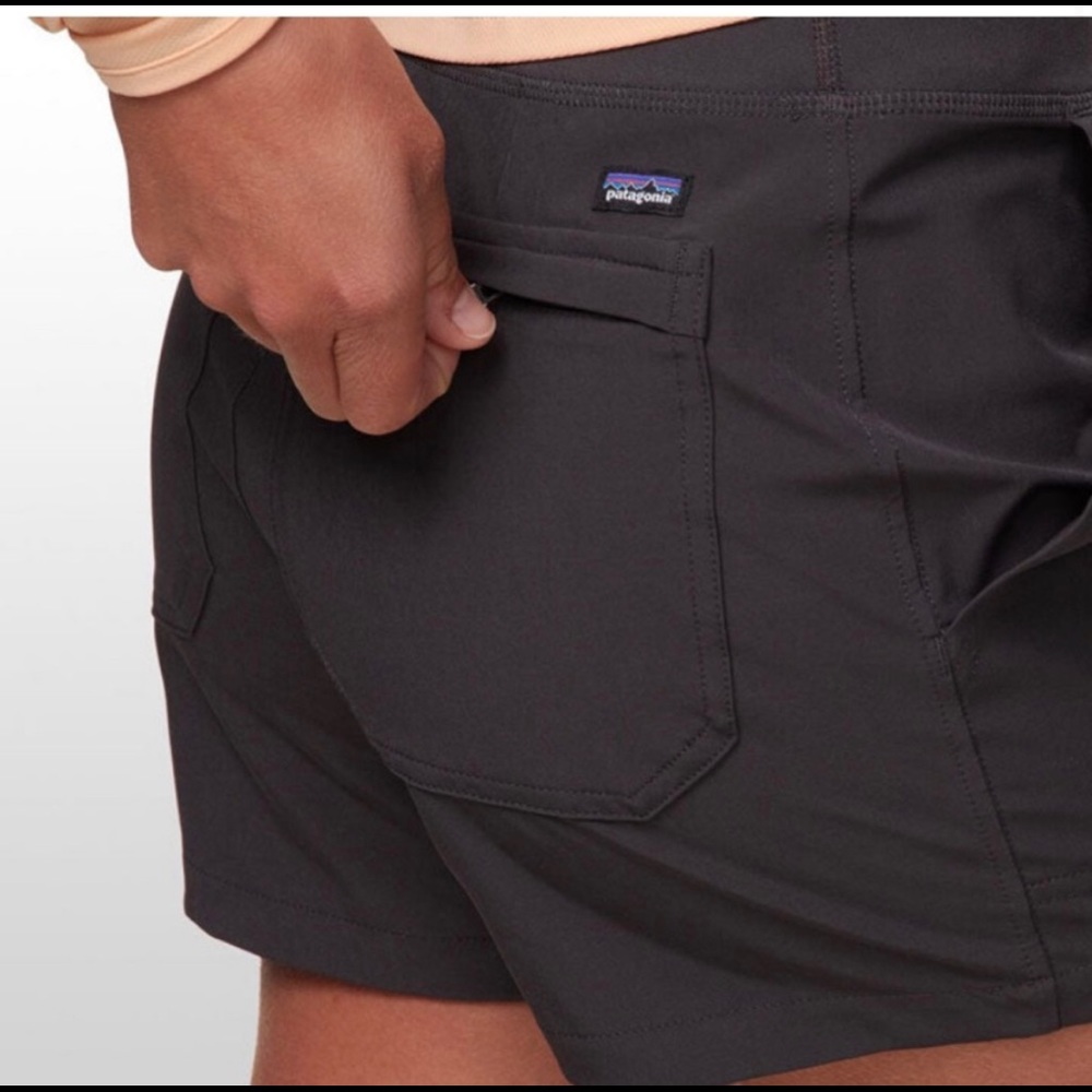 Patagonia Happy Hike Shorts in Army Green